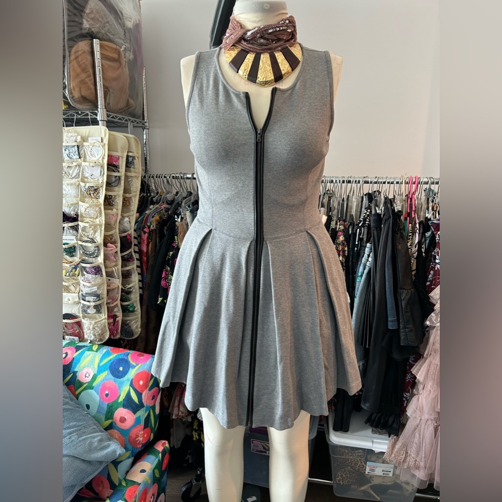 Club Monaco zip front ponte Dress